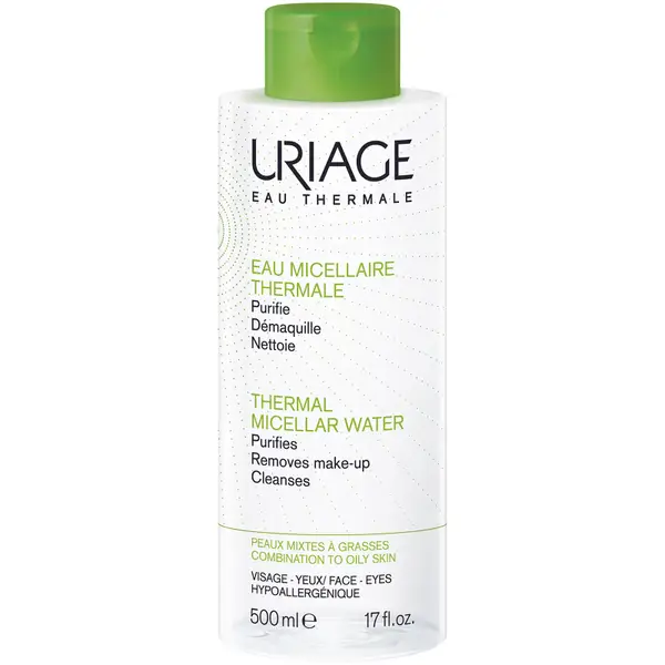 Uriage Thermal Micellar Water For Combination To Oily Skin 500ml 3 Uriage Thermal Micellar Water For Combination To Oily Skin 500ml